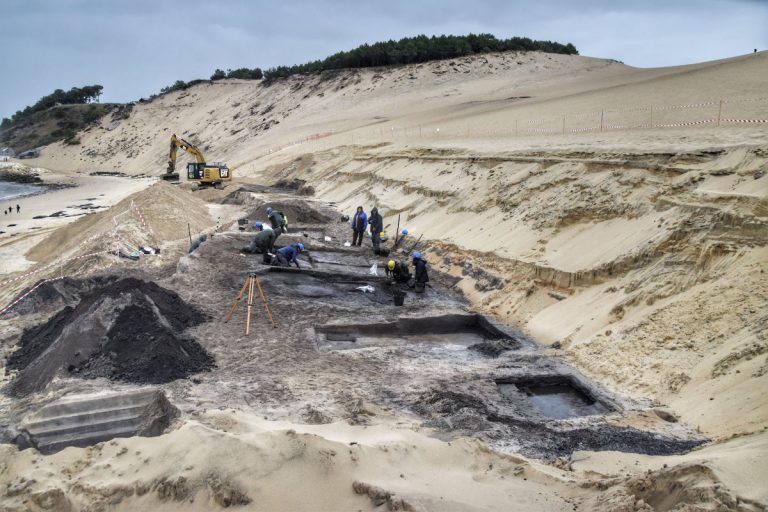 Dune du Pilat, chantier de fouilles © Gransard-Desmond, 2018