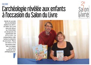 Interview pour le journal L'Éclair